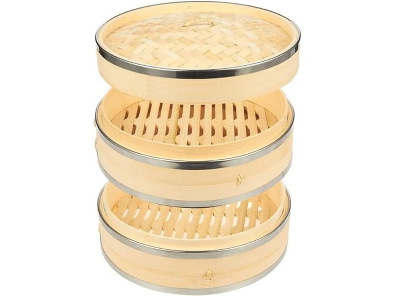 Panier vapeur à 2 niveaux renforcé