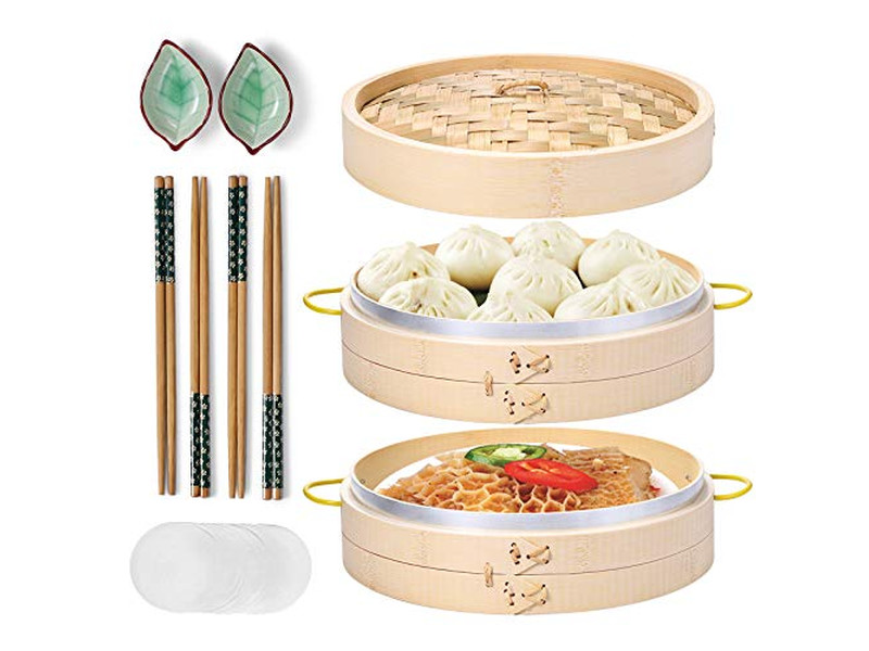 Cuisine bambou - Panier vapeur 3 étages