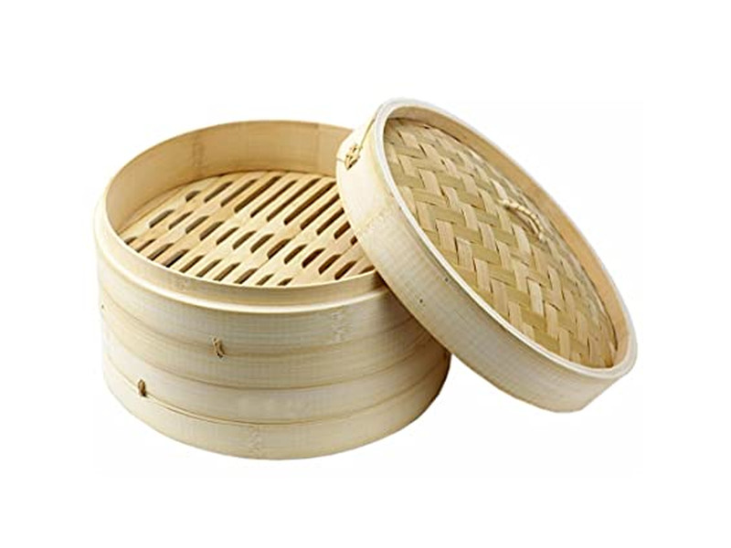Ustensiles de cuisine à vapeur pour aliments Panier vapeur en bambou
