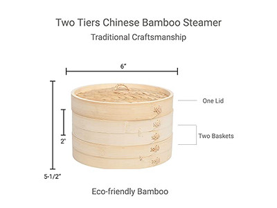 Ustensiles de cuisine à vapeur pour aliments Panier vapeur en bambou