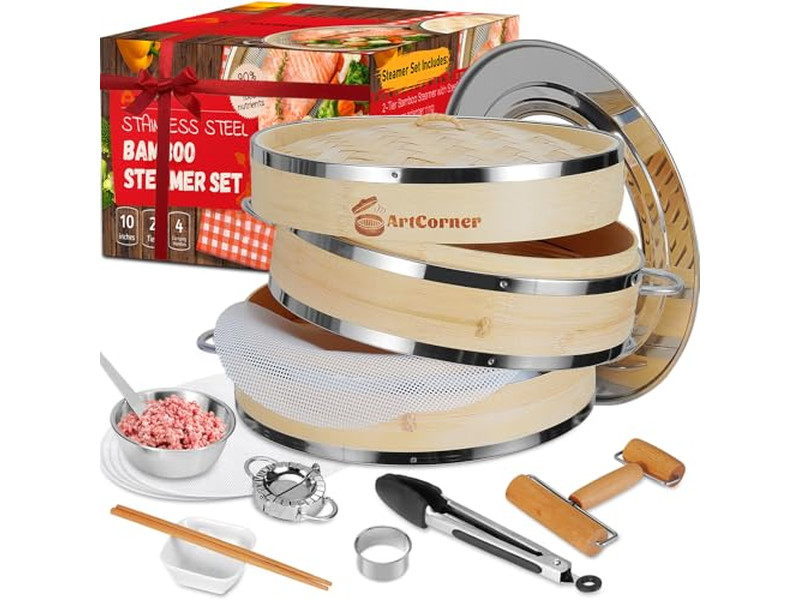 Cuiseur vapeur - Panier vapeur en bambou